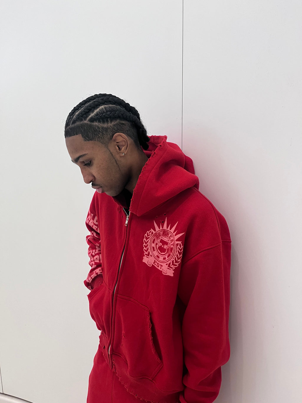 RED B.E G.R.E.A.T ZIP UP