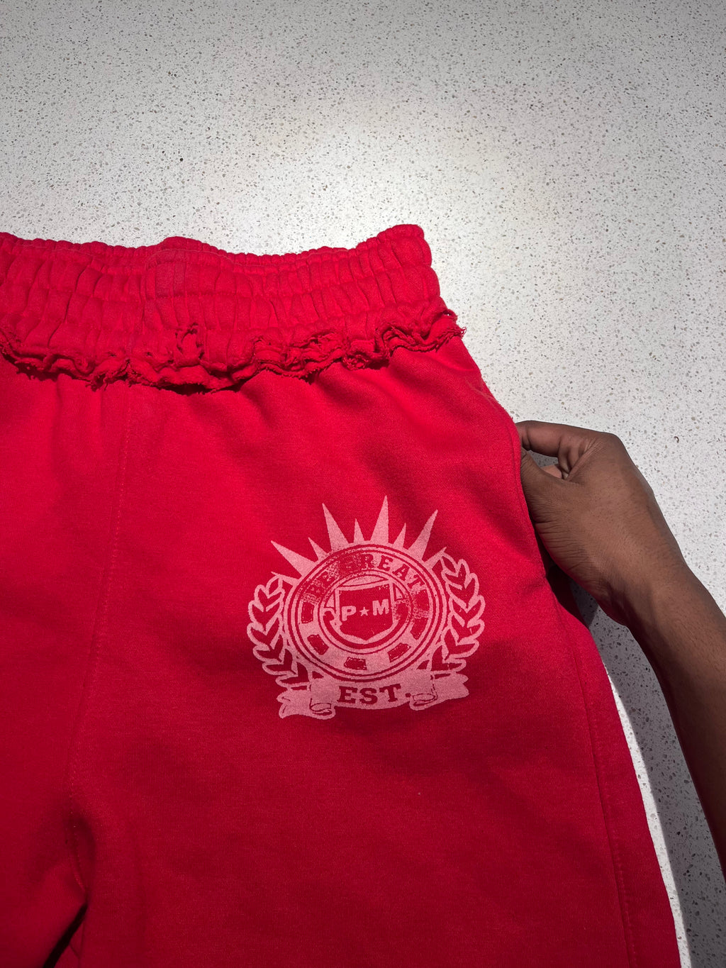 RED B.E G.R.E.A.T SWEATS
