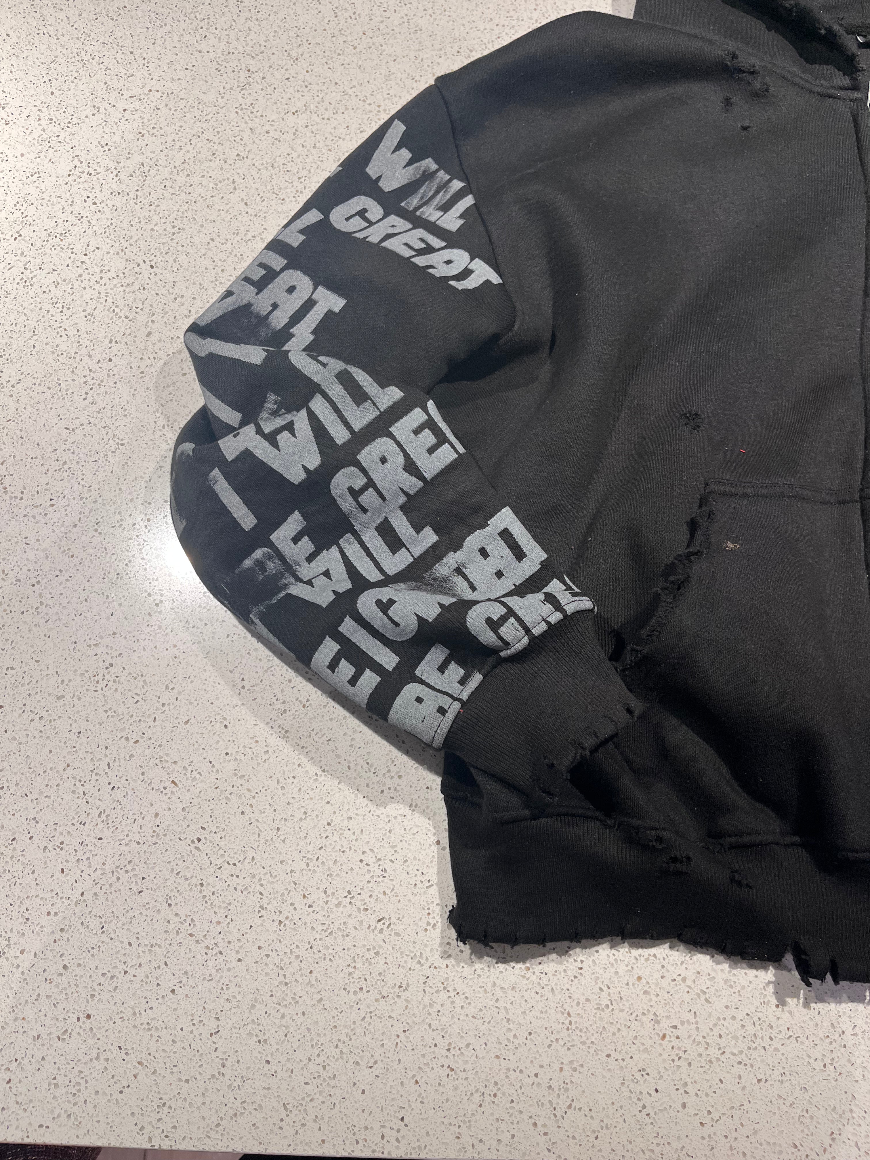 BLACK B.E G.R.E.A.T ZIP UP