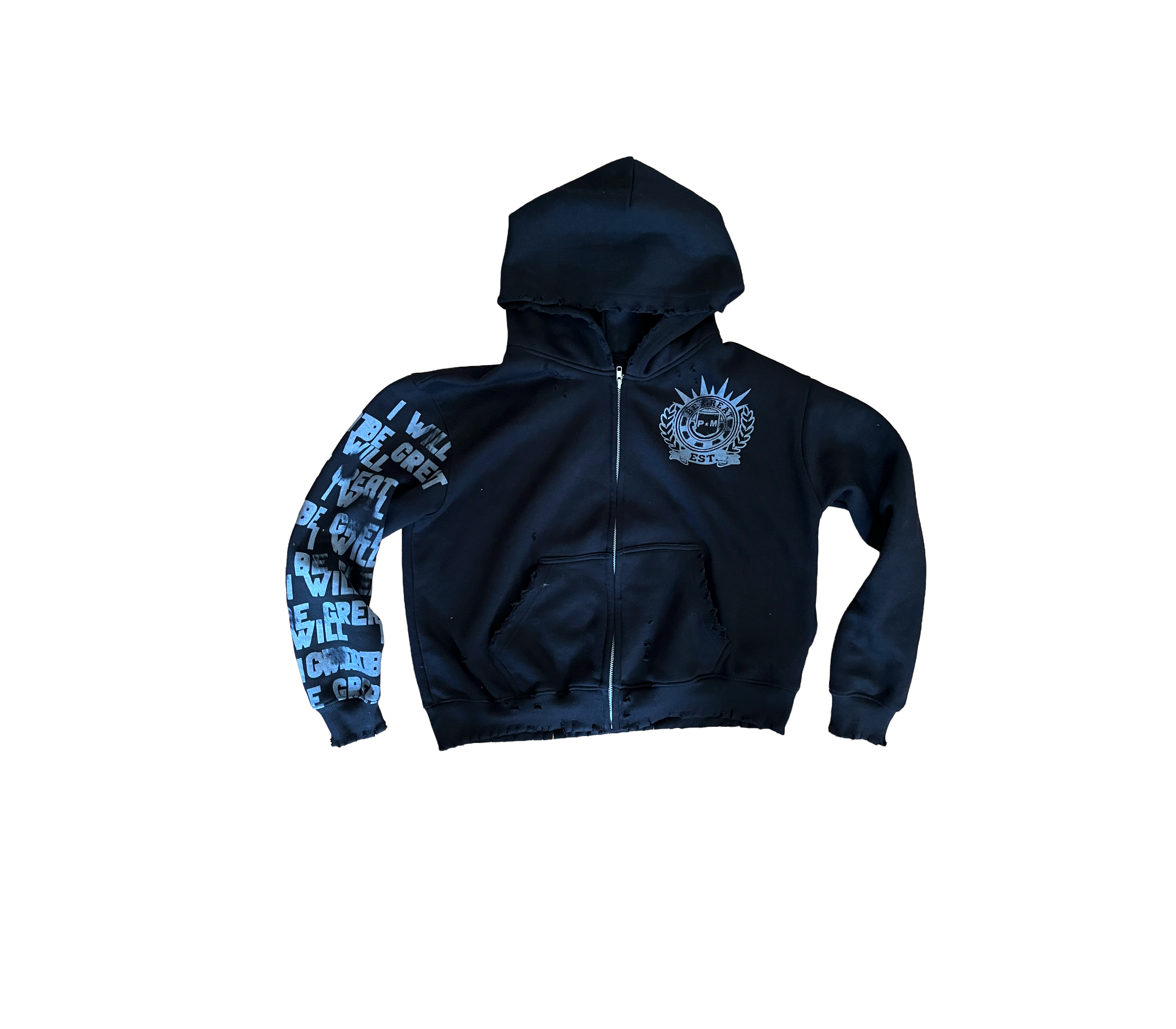 BLACK B.E G.R.E.A.T ZIP UP