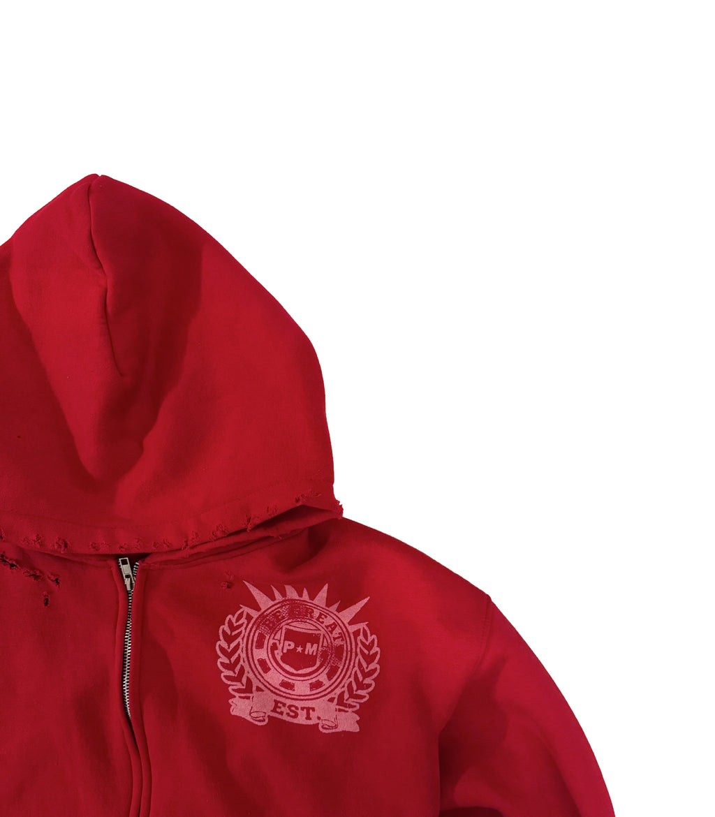RED B.E G.R.E.A.T ZIP UP